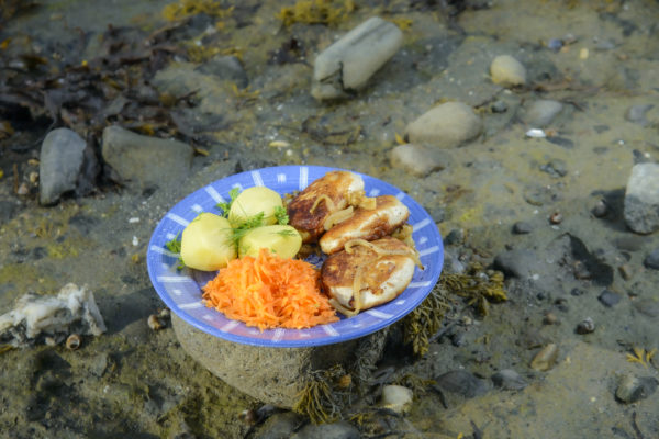 Fiskekaker med sei, lyre og hyse. Opprinnelig fra Møre, men kommer fra Liv Reitan i Skatval Bygdekvinnelag