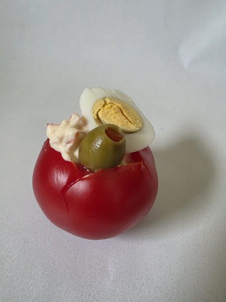 pikante fylte tomater